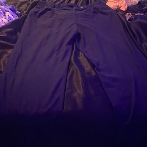 Navy blue slacks traditional fit Brand classic quality Land’s End